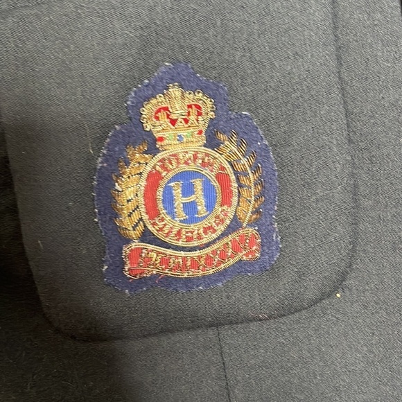 Vintage Tommy Hilfiger crest logo blazer Sz 4 - Picture 5 of 15